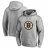 Boston Bruins Gray All Stitched Pullover Hoodie,baseball caps,new era cap wholesale,wholesale hats